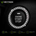 VEYTRON StartRing Pro™ | Aro Decorativo Botón Start/Stop para Coche