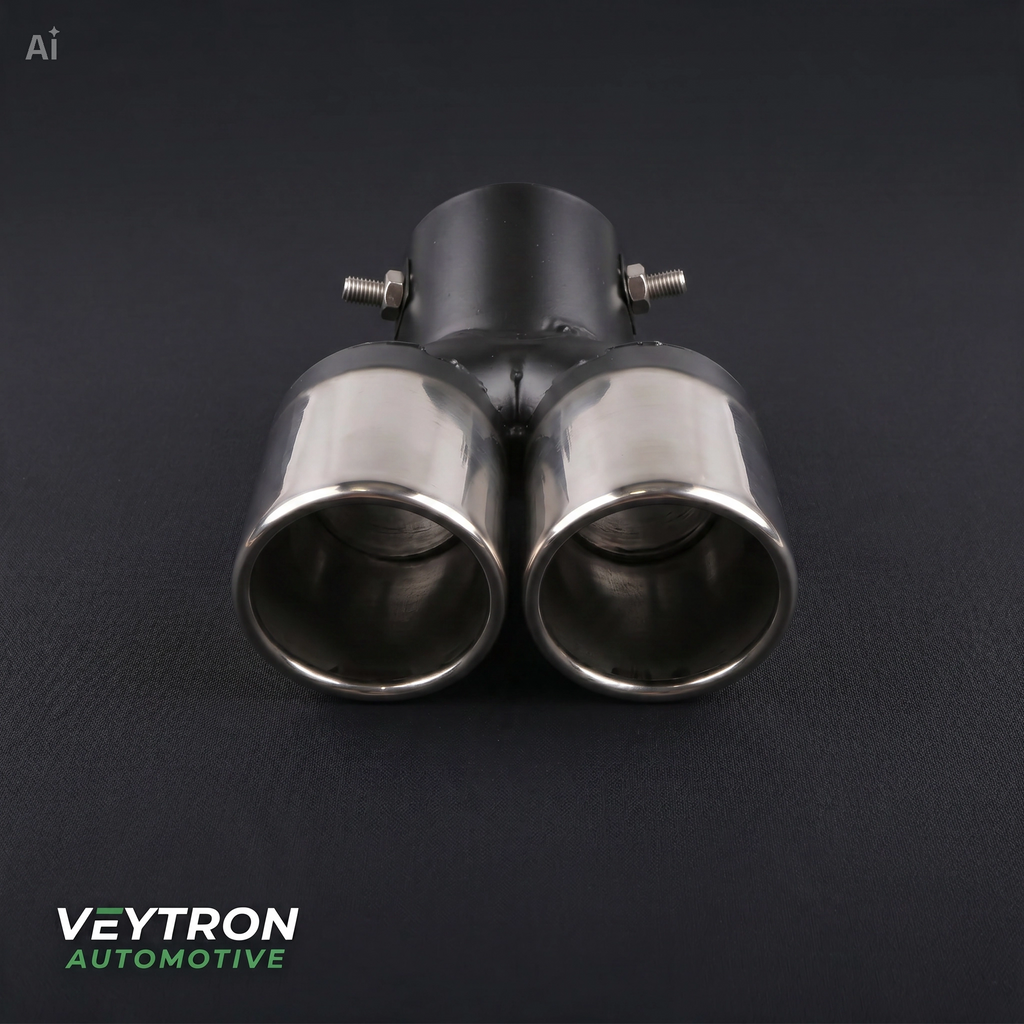VEYTRON DualExhaust Pro™ – Embellecedor doble para tubo de escape