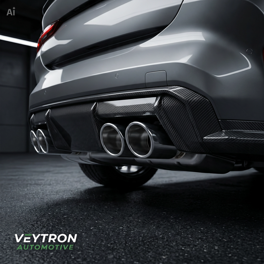 VEYTRON DualExhaust Pro™ – Embellecedor doble para tubo de escape