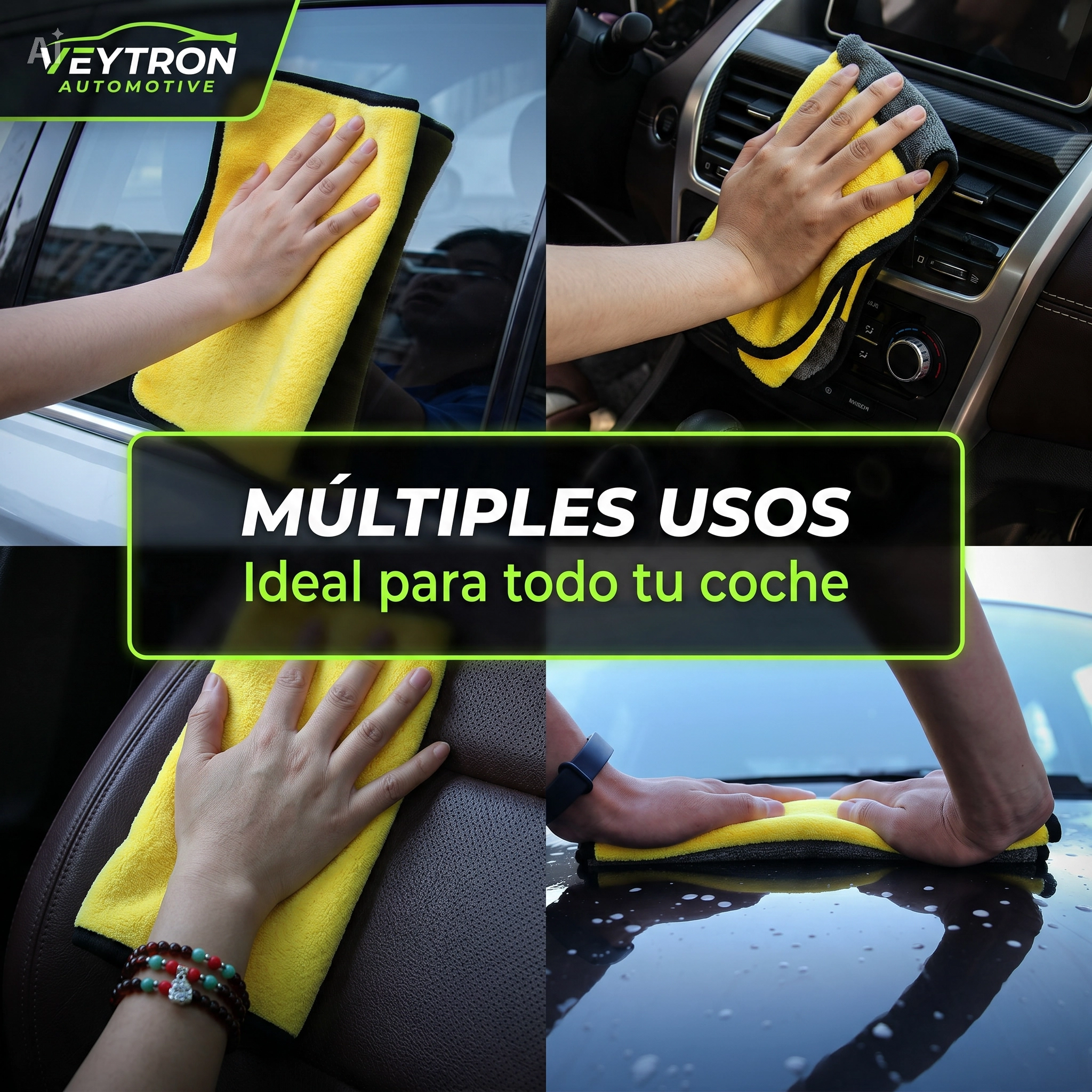 VEYTRON DryTowel Pro™ – Toalla absorbente de microfibra para coche