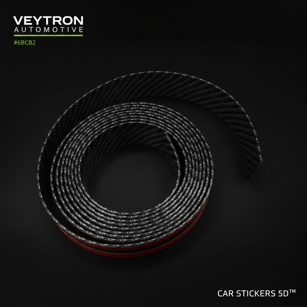 Car Stickers 5D - Imagen 2 Fondo Negro + Branding VEYTRON