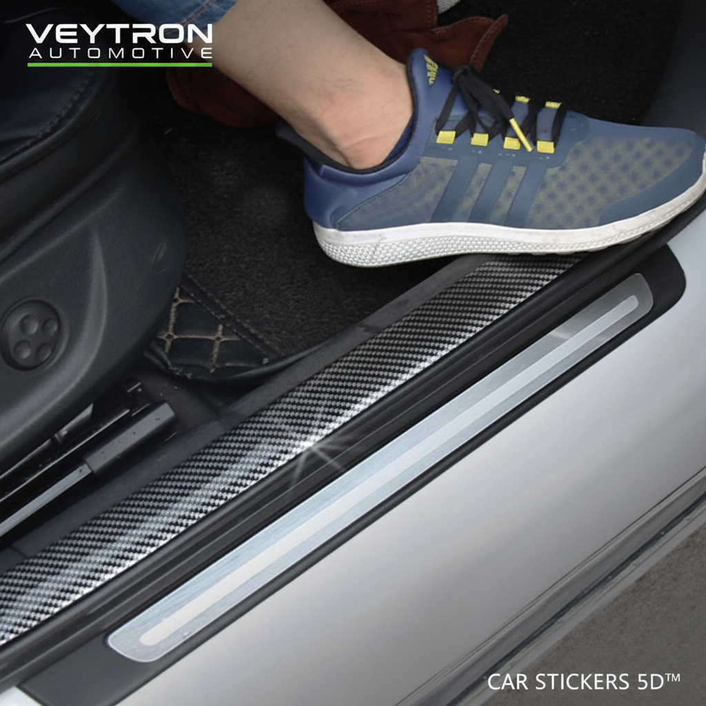 Car Stickers 5D - Imagen 4 Lifestyle Umbral + Branding VEYTRON