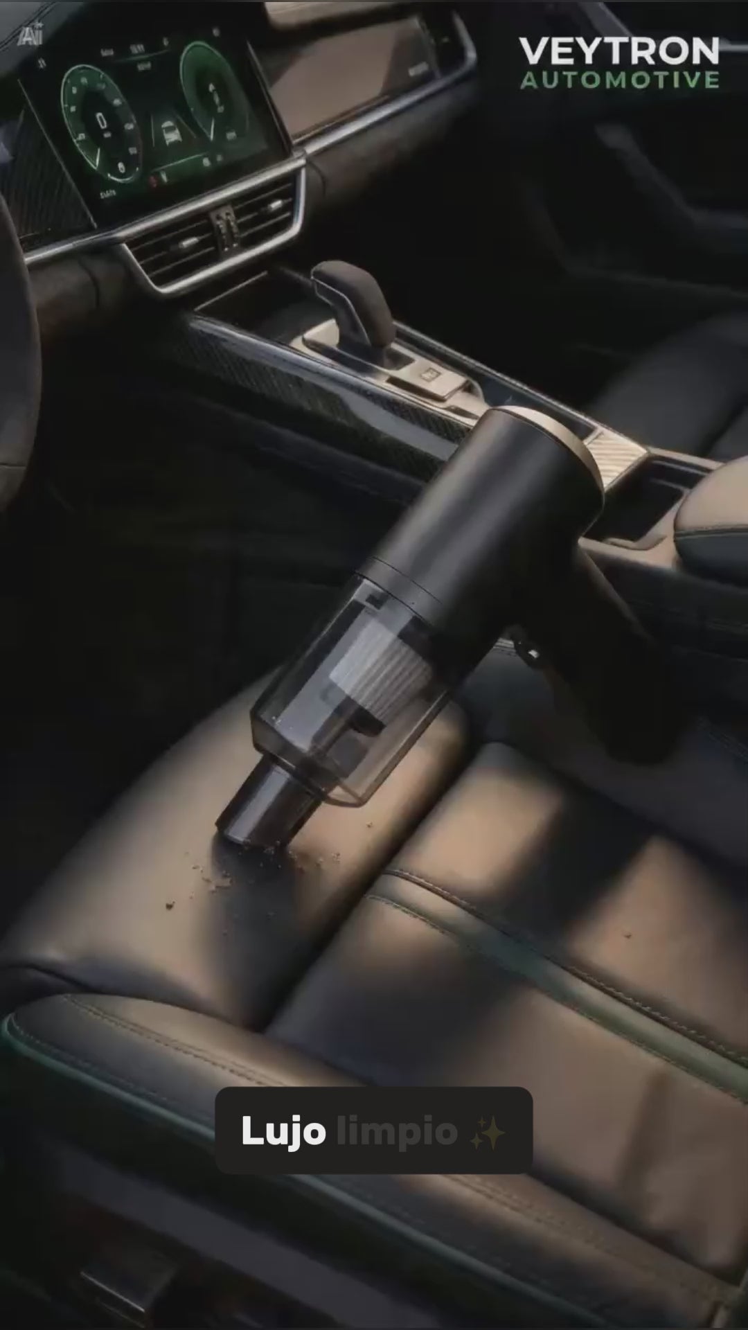 VEYTRON MiniVac Pro™ – Aspirador compacto inalámbrico para coche
