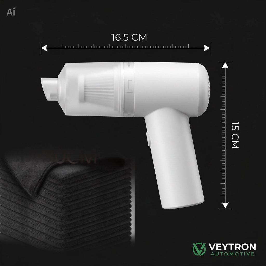 VEYTRON MiniVac Pro™ – Aspirador compacto inalámbrico para coche