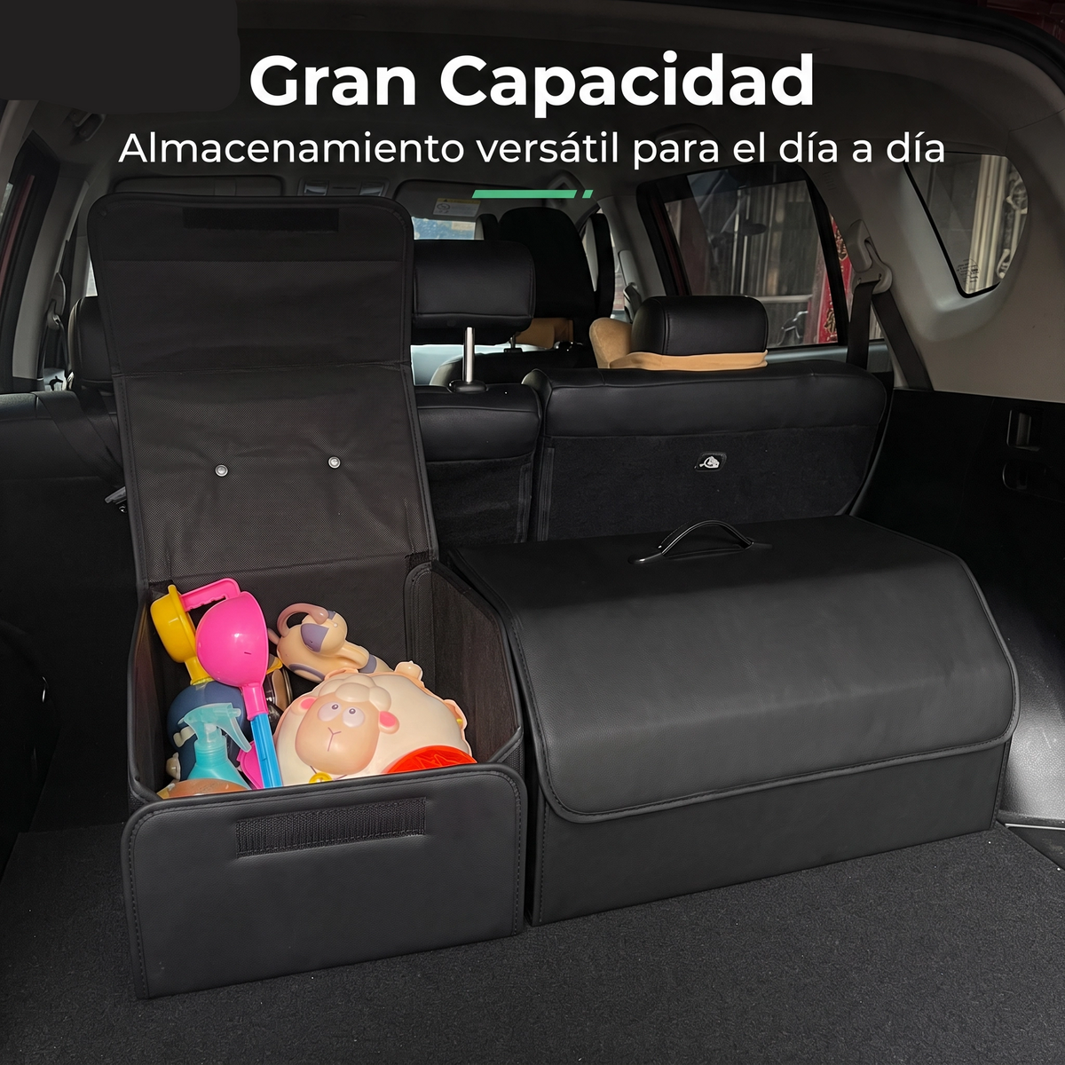 VEYTRON TrunkBag Flex™ – Organizador plegable para maletero