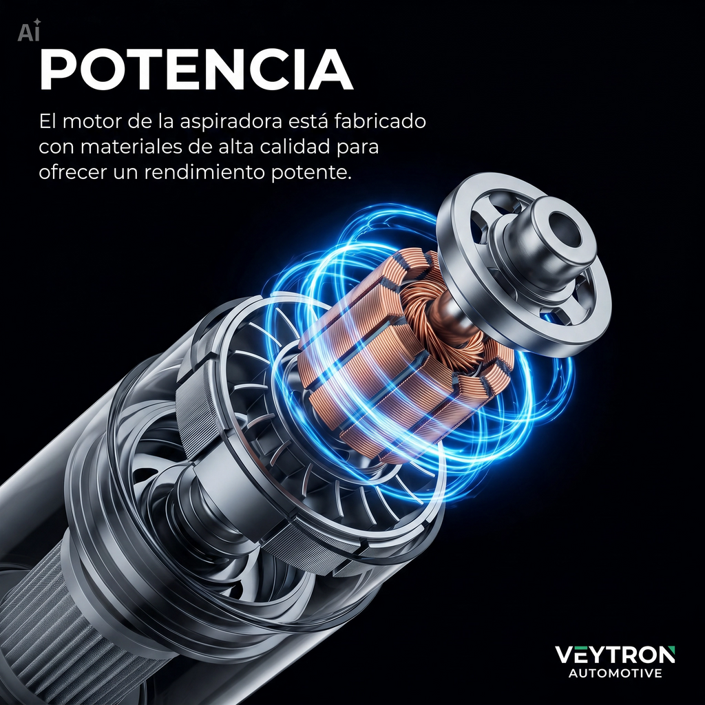 VEYTRON MiniVac Pro™ – Aspirador compacto inalámbrico para coche